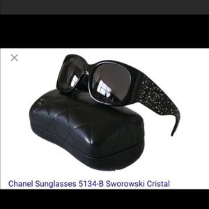 Chanel Sunglasses..Swarovski crystal embellishment